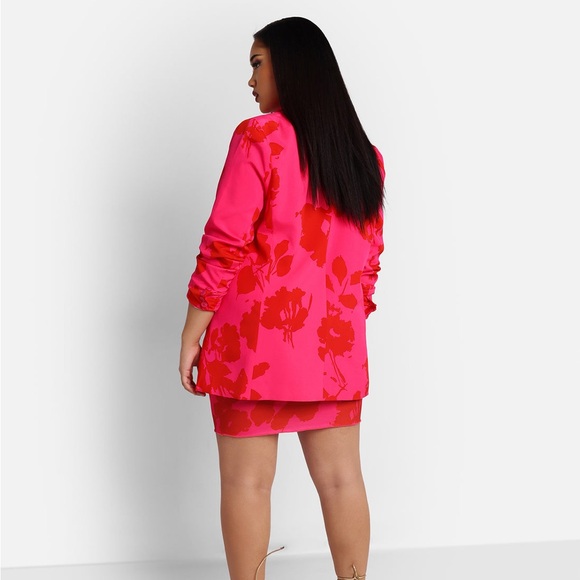 Rebdolls Denise Floral Print Oversized Blazer and Dress 2X 18/20 - Picture 5 of 5